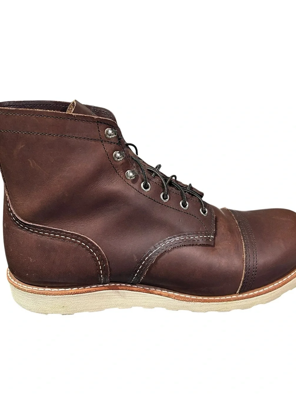 Red Wing Heritage 8088 Iron Ranger Traction Tred Amber Harness Leather 11.5 D